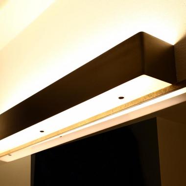 Luce a led da parete per specchio o parete in acciaio inox