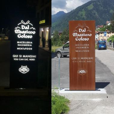 Insegna Massimo Goloso 750 x 750